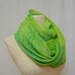 Bright Green Hand Painted FISH Ocean Scene Tie Dye Chiffon Scarf / Extra Large Square / Sarong Wrap