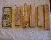 5 apple burl/figured pen blanks