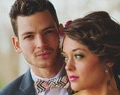 Custom Self Tie or Freestyle Bow TIe for Groom(smen)