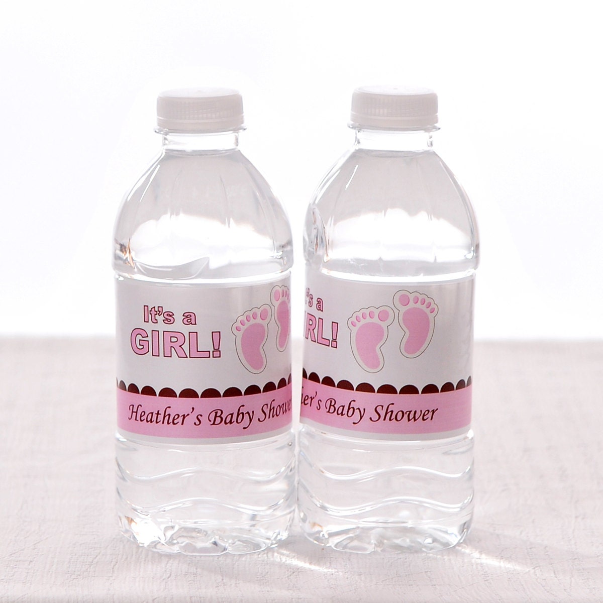 30 Personalized Water Bottle Labels, Baby Shower, Birthday, etc - Waterproof and self stick Il_170x135