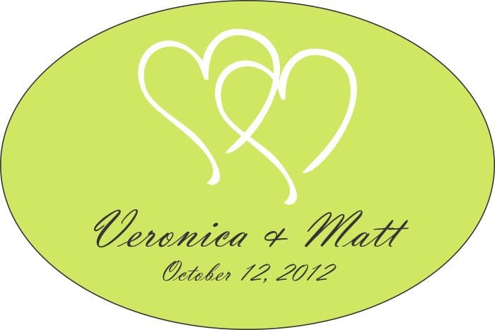 125 3x2 Oval Wedding Favor / Welcome Bag Labels - Compare and Save Il_570xn