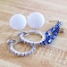 Vintage Lot of 3 Pair of Earrings / Pierced and Clipback