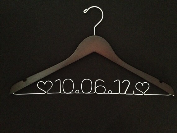 Bridal Hanger - Personalized - Custom - WALNUT
