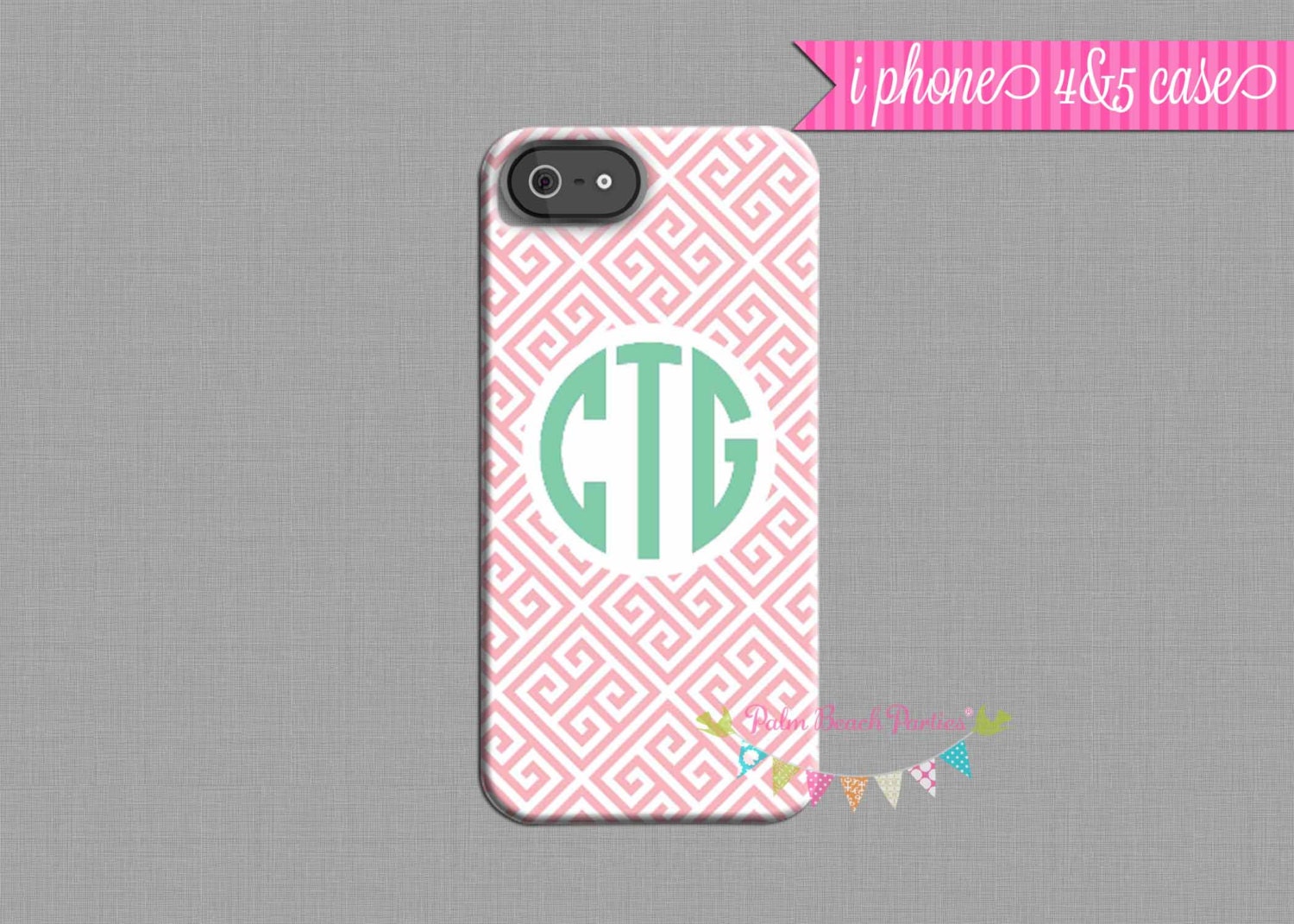 Monogrammed iPhone Case - Greek