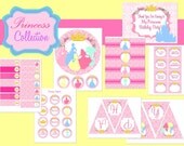 PRINCESS Party Printables / Disney Princess Inspired Collection - Girls Birthday - Ladies or Woman - Bridal Shower - Krown Kreations Il_170x135