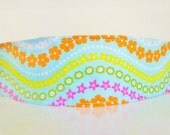 Wide Fabric Headband in Aqua