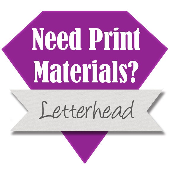 Letterhead and Return Address Label Designs, Professional Letterhead and Envelope Design. Ready to Print. OOAK
