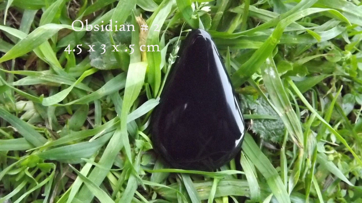 Group of Obsidian SemiPrecious Gemstone Cabochon