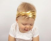 BOHO Collection: Gold Knot Headband