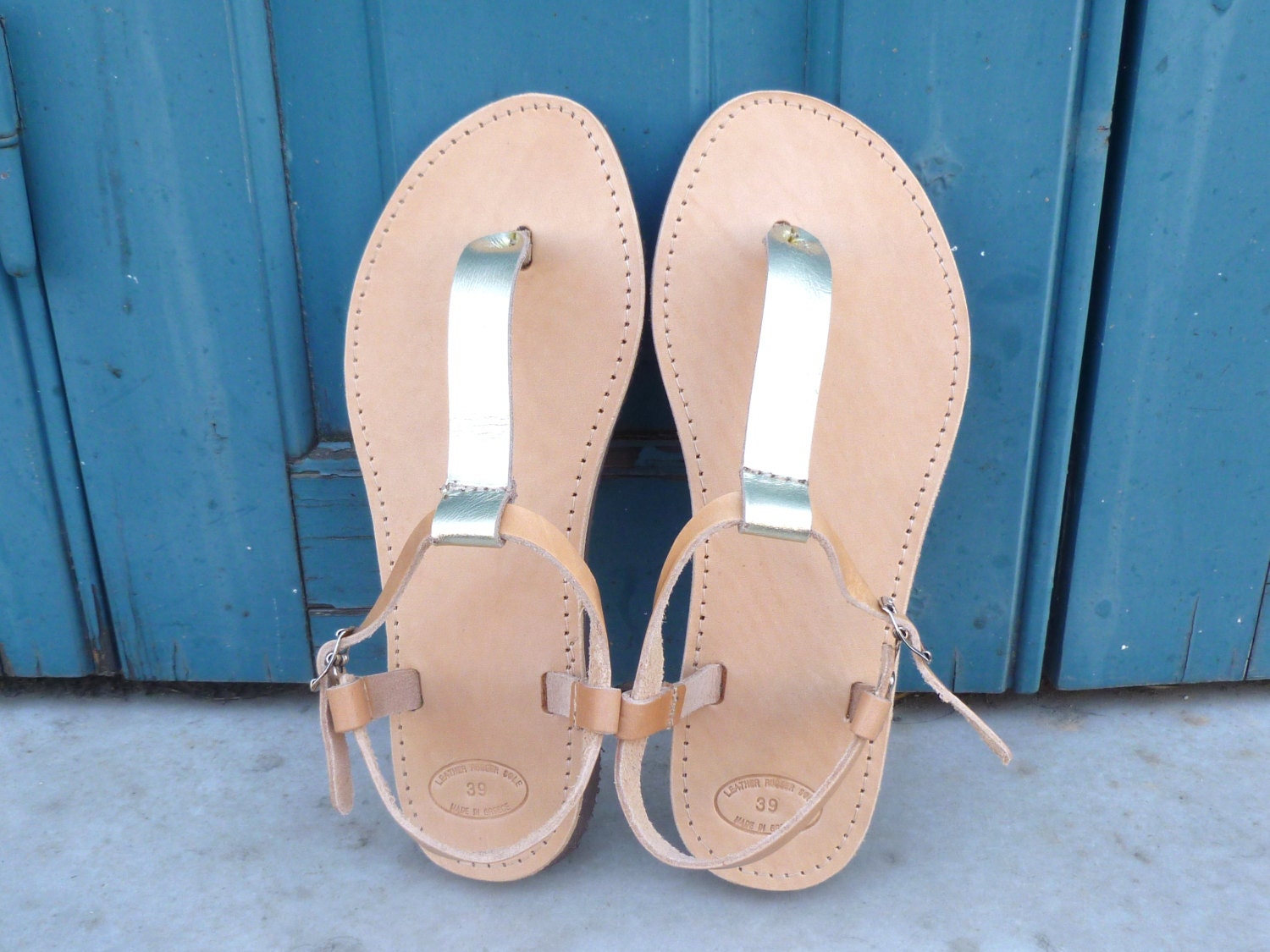 Greek unisex Leather Sandals