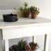 Potting Bench Cottage Chic Rusty Bucket
