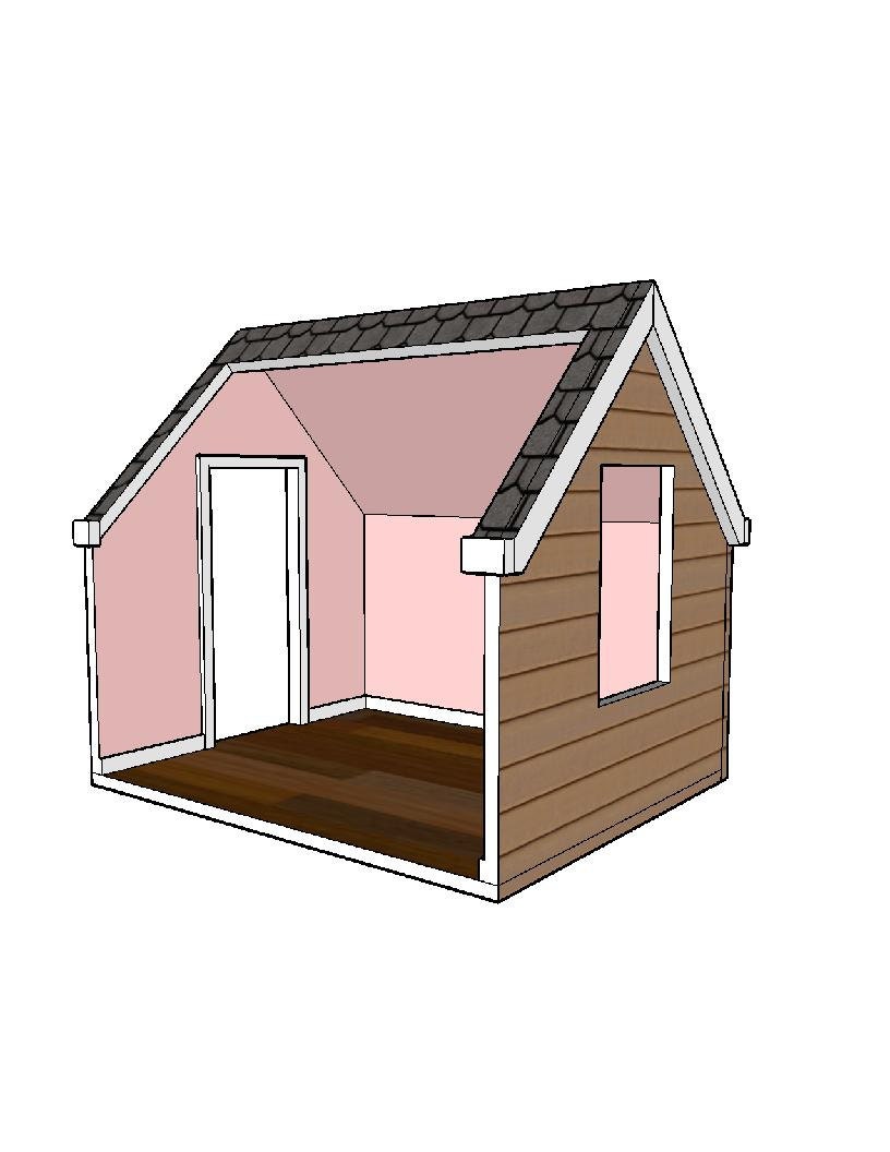 Doll House Plans - 1 Room Modules for American Girl or 18 inch dolls -NOT ACTUAL HOUSE