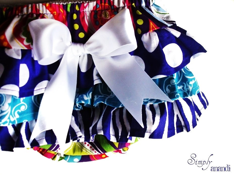 Baby girl bloomer--diaper cover--ruffle diaper cover--ruffle bloomer--Purple zebra bloomer--Spring--Baby Girl Easter--Photo Prop