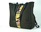 Transformer Backpack Tote -- black & southwest -- ONLY ONE.