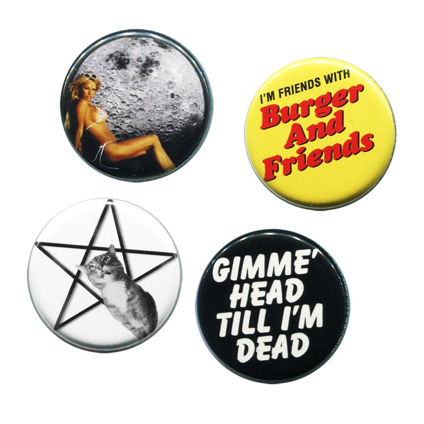 BAF 4 Button / Pin Set