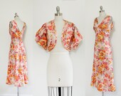 30s vintage dress and bolero // Colorful Promenade