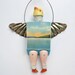 PIGEON TOED 4 original art doll German bisque doll parts BIRD ornie   by Elizabeth Rosen