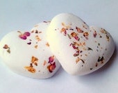 Heart Bath Bombs- Pick Your Scent 2 Pack by ZEN-ful, All Natural Bath Bombs, Gift Ideas, Gifts For Her, 4.5 oz each