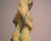 Yellow Fuzzy Scarf