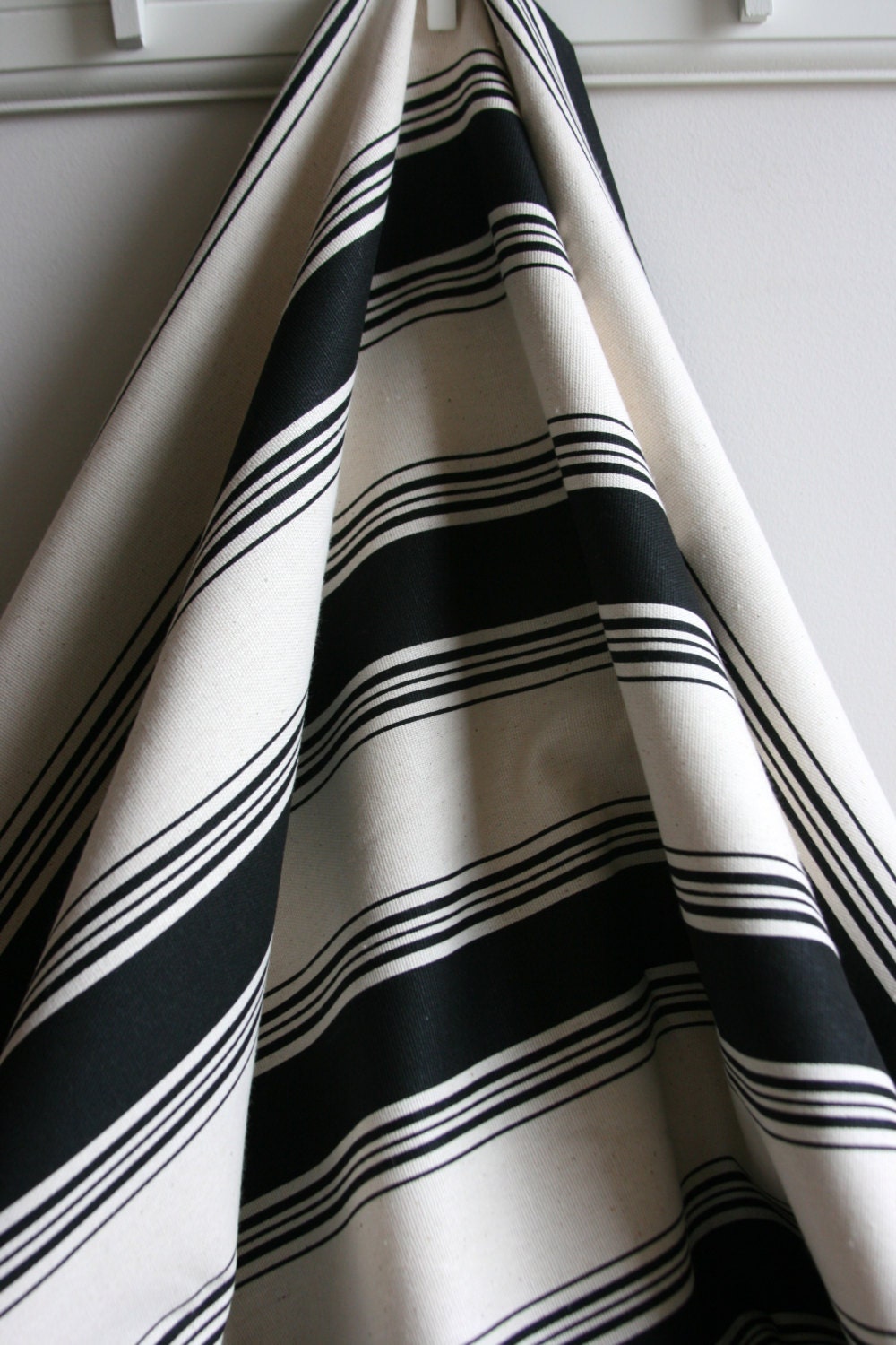 Accord In Black  Home Decor Weight Fabric from Premier Prints - ONE YARD