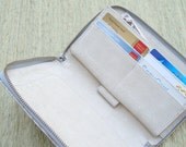 Snakeskin Leather Wallet - Snakeskin Wallet Women - Leather Zippy Organizer - Leather Wristlet- Pick Your Color