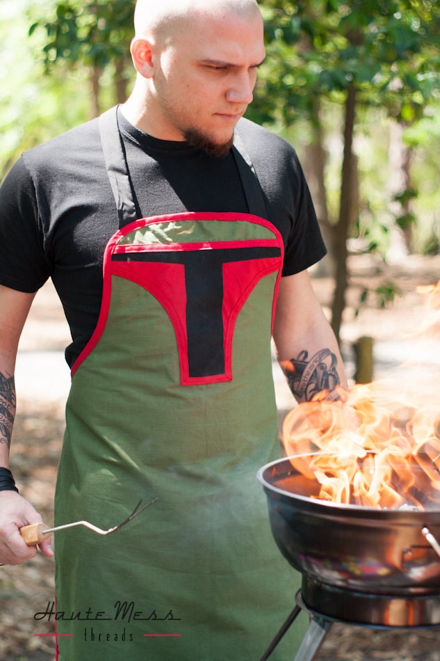 Star Wars Boba Fett inspired mens apron