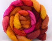 BFL/Silk Top for spinning, 4 oz