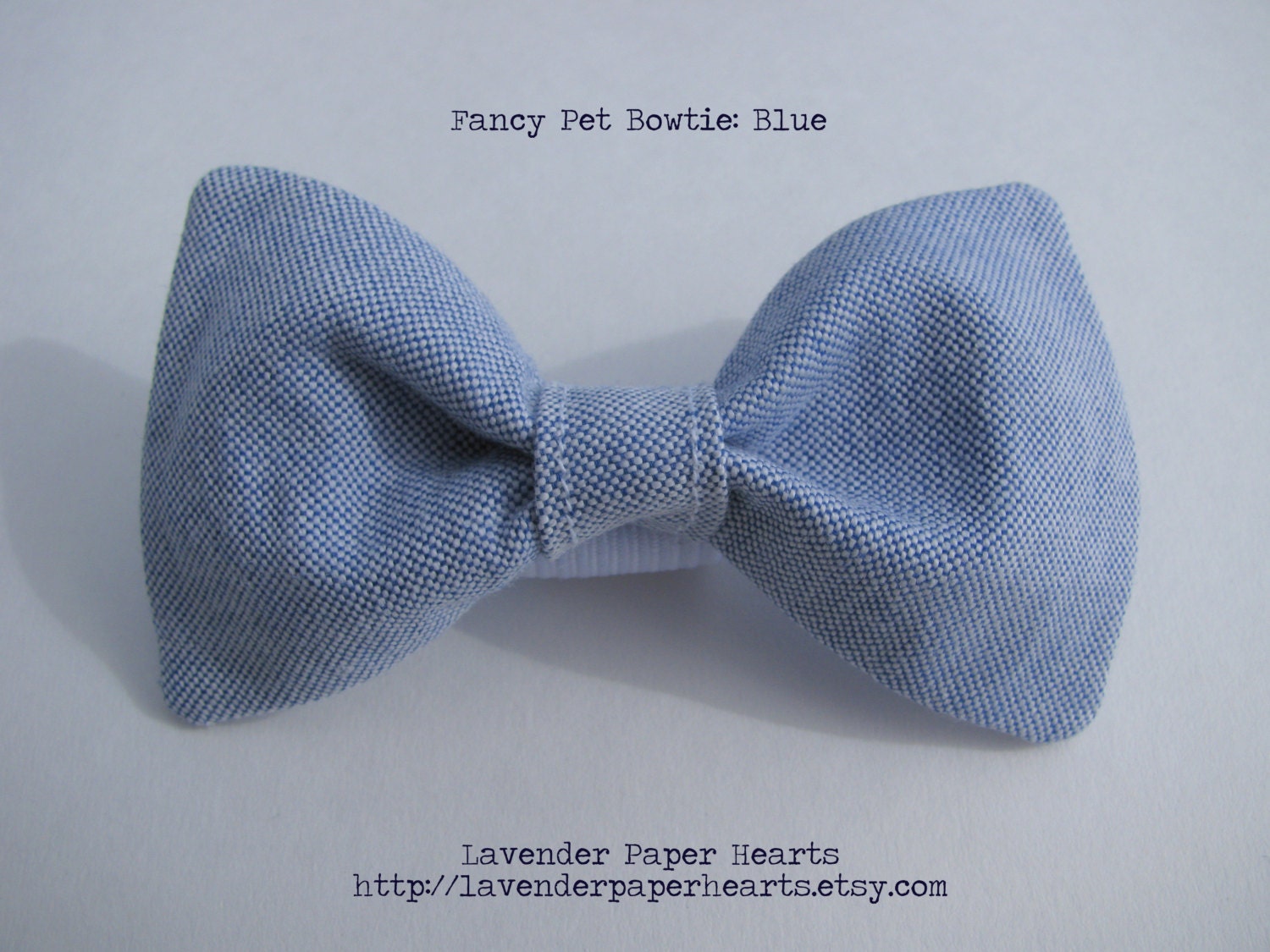 Small - Dog Cat Pet Bowties & Bows - Blue