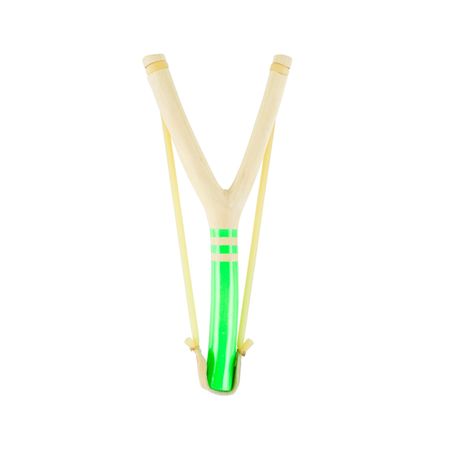 Neon Green & Natural Slingshot