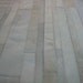 LIFESTYLE by Cara  --  White Stripes Custom Cowhide Patchwork Rug Cow Hide Leather Hairhide Carpet