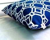 Dark Blue Small Dog Bed Pillow