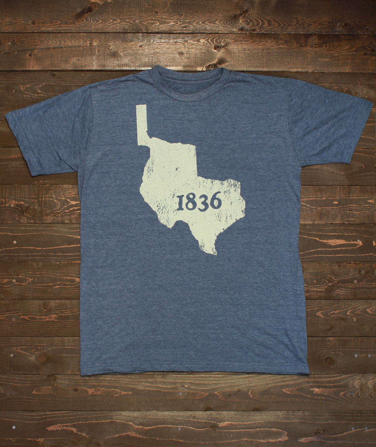 Republic of Texas 1836 - Navy Blue Heather Blend