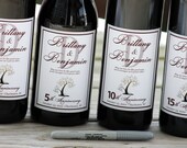 Wine Labels Wedding Guest Book, wine labels, WINE LABELS WEDDING, spring wedding Wine label guest book, Guestbook Wine Labels