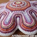 Crochet pattern flower cushion by ATERGcrochet