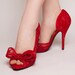 Red high heels, Bridal shoes, Swarvoski Wedding High Heels, Bridal heels, Fashion custom made Pink Pumps