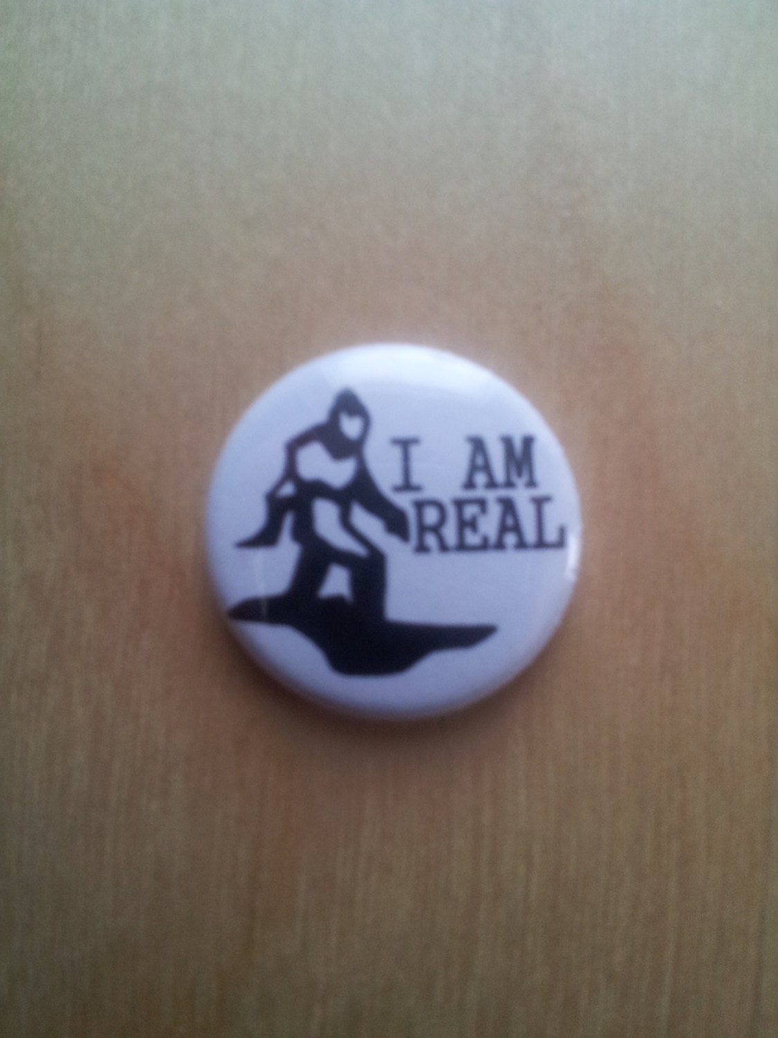 BIGFOOT "I AM REAL" 1" button