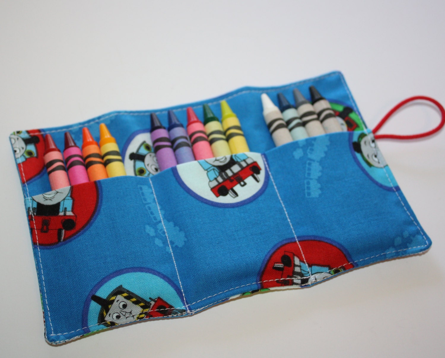 Crayon Roll Thomas Train Crayon Rollup, Crayon Roll holds 12 to 15 Crayons