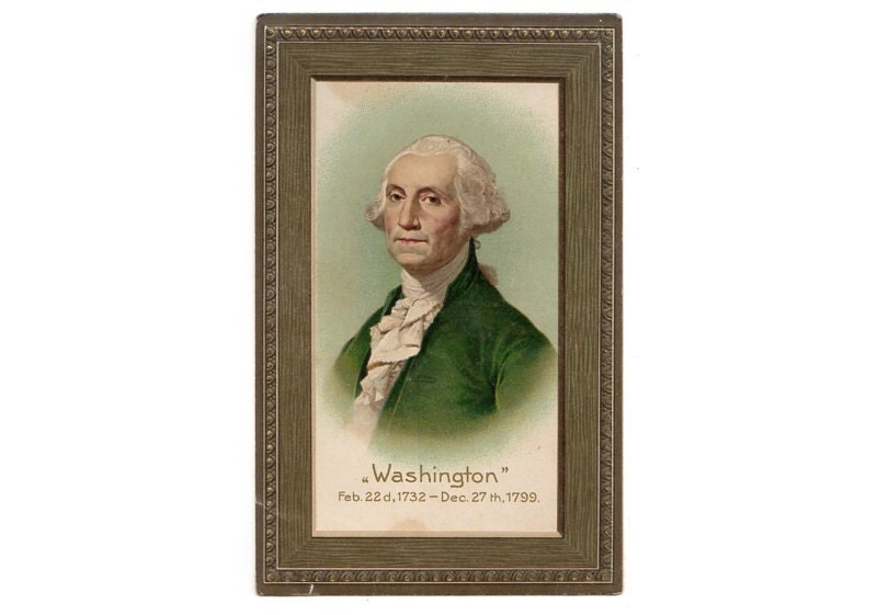 Vintage Postcard President George Washington 1900s