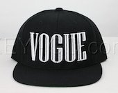 VOGUE Snapback -- High Designer Style Inspired Logo