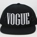 VOGUE Snapback -- High Designer Style Inspired Logo