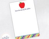 Teacher Apple Notepad - Personalized Il_170x135