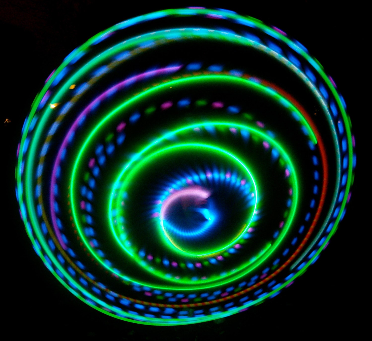 FREE SHIPPING - Hybrid LED Hula Hoop - Neon Paradise