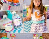 Glam Camping Birthday - Slumber Party - PRINTABLE Personalized Party Package - Slumber Party - Glamping Il_170x135