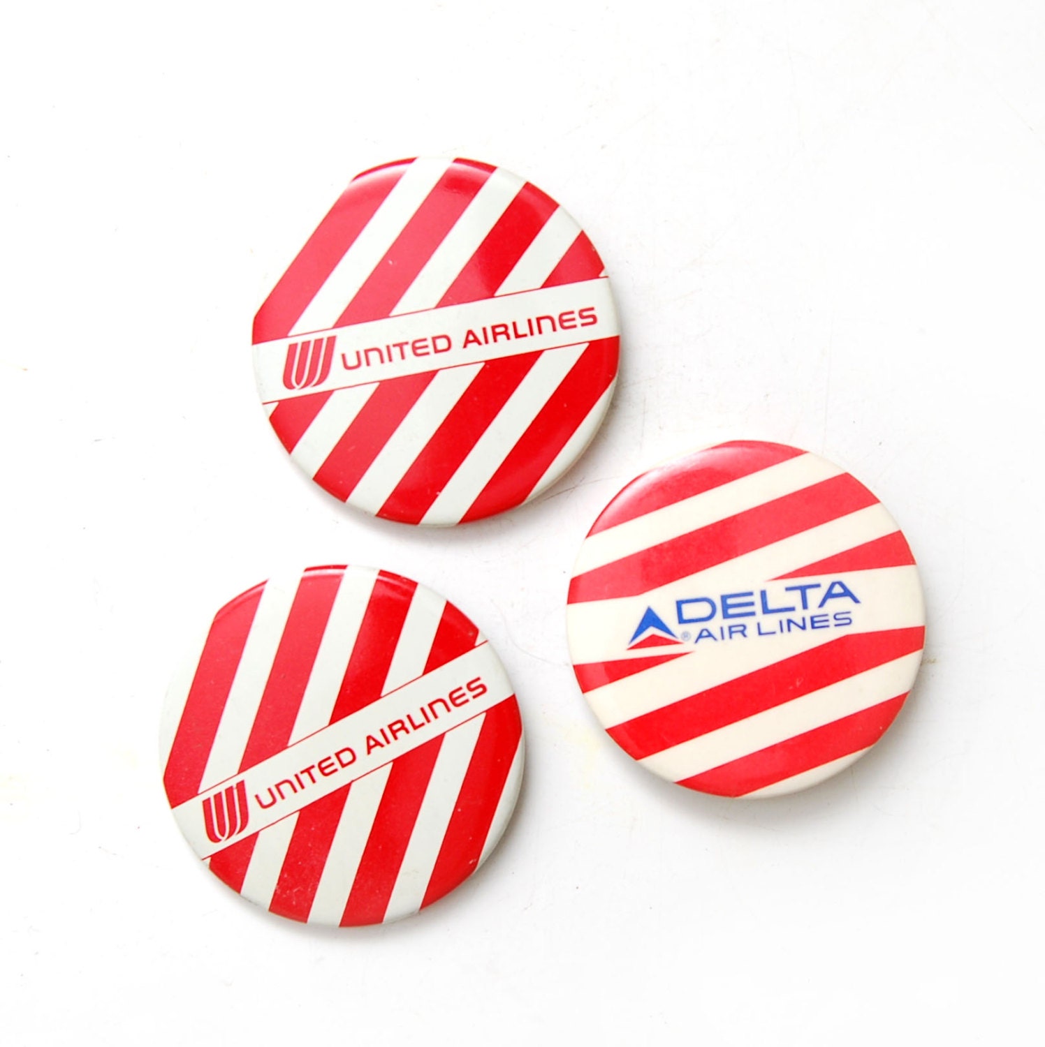 Vintage AirLines Pin, Your Choice, Delta or United