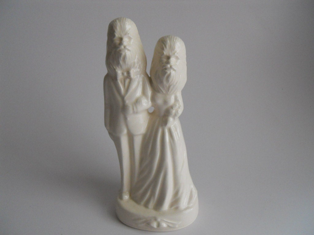 Wookie Couple Wedding Cake Topper