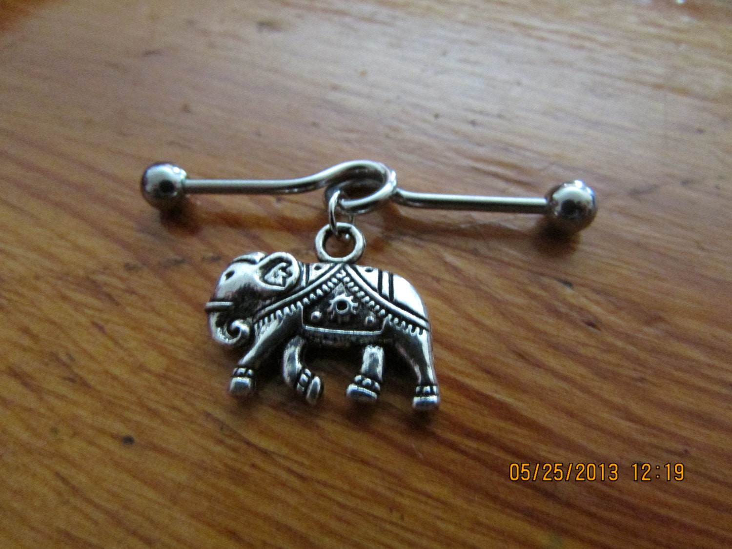 Industrial Barbell - Silver Elephant Industrial Barbell - Industrial Piercing
