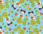 NEW - Extraordinary World Collection - Pretty Mermaids - Turquoise - In The Beginning Fabrics