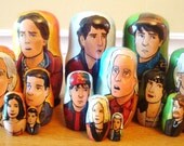 THREE Sets of Five Back to the Future Nesting Dolls