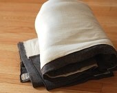 Korner Brothers Woolens Mills Grey 1940's Wool and Homespun Cotton Blanket, Antique Full Size Wool Blanket, Army Blanket Mid Century, DAD