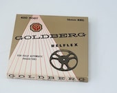 Goldberg 16mm Reflex Projector Reel, Mid Century Office School Projector Supplies,